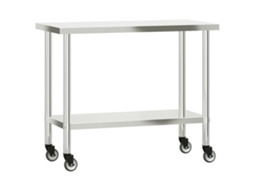 Kitchen Work Table, Kitchen Work Tables Vidaxl (110 X 55 X 85 Cm)