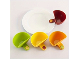 Pratos Semicirculares com Clipes para Molhos STELASPLEN