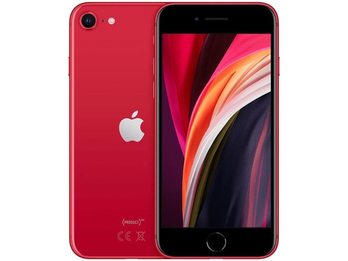 Smartphone APPLE iPhone SE 2020 (Recondicionado Marcas Mínimas - 4.7'' - 256 GB - Vermelho)