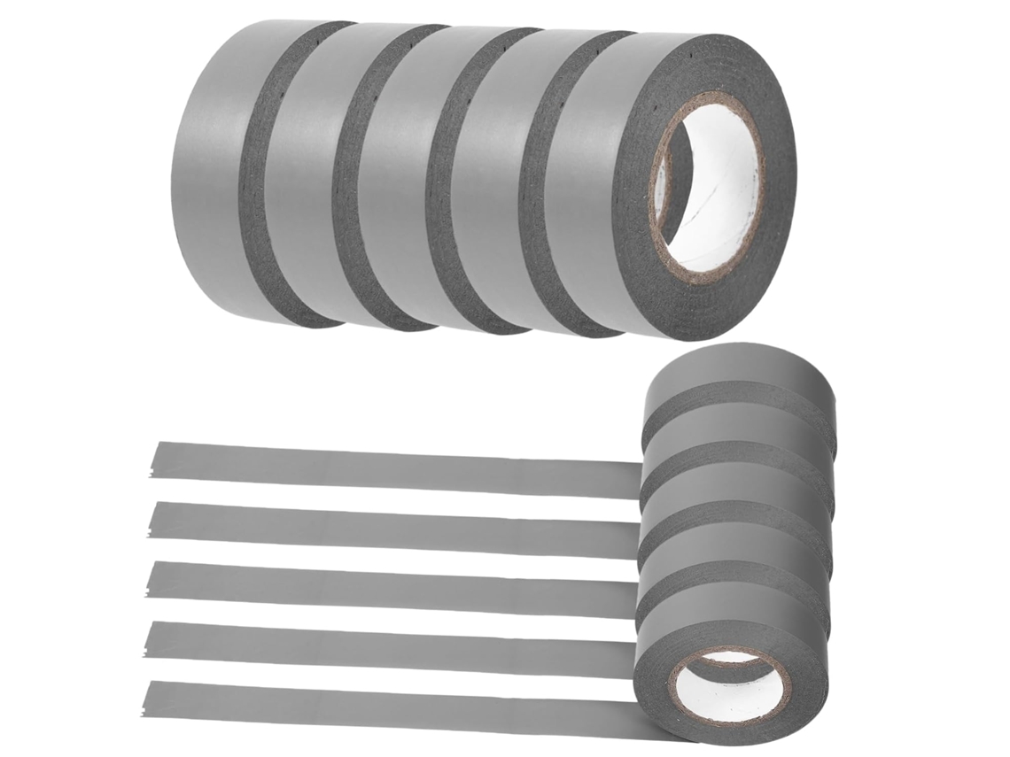 10 Rolos De Fita Isolante Elétrica Multicolorida, Resistente A Altas E Baixas Temperaturas, Para Instalações Elétricas E