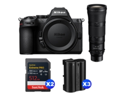 Z5 Ii + 180 600mm F/5.6 6.3 Vr + 2 Sandisk 512gb Extreme Pro Uhs ii Sdxc + 3 Nikon En el15c + Ebook “20 Dicas para Fotos Que Impressionam” NIKON