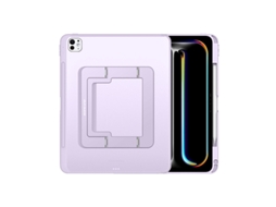 Capa Para Hexinyigjly ( 2024/2025) Ipad Pro 13 Polegadas M4/m5 , Suporte Ajustável Em Vários Ângulos Lilás