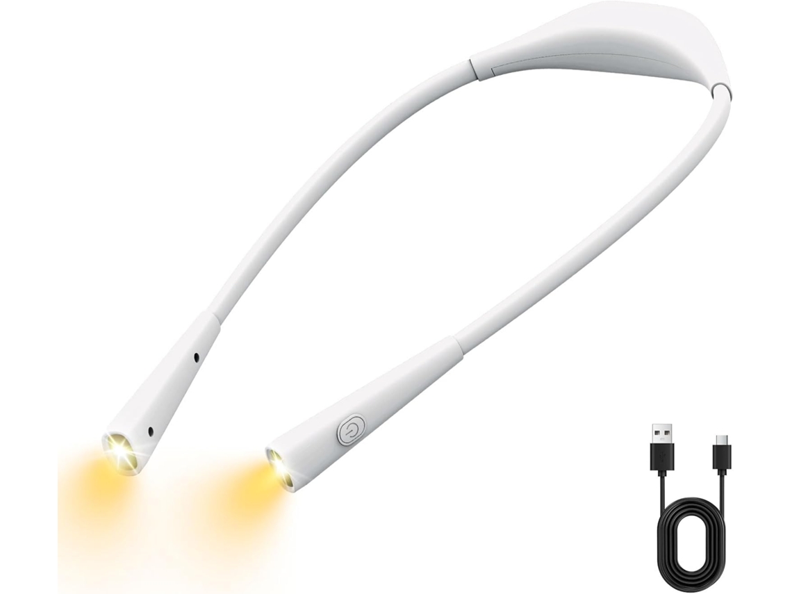 Luminária De Leitura, Luminária De Pescoço, Para Tricô E Leitura, 4 Cores, Intensidade Continuamente Variável