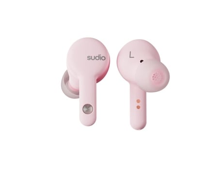 Auricular Sem Fios A2 Ipx4 Bluetooth 5.2 com Pontas de Silicone Rosa SUDIO
