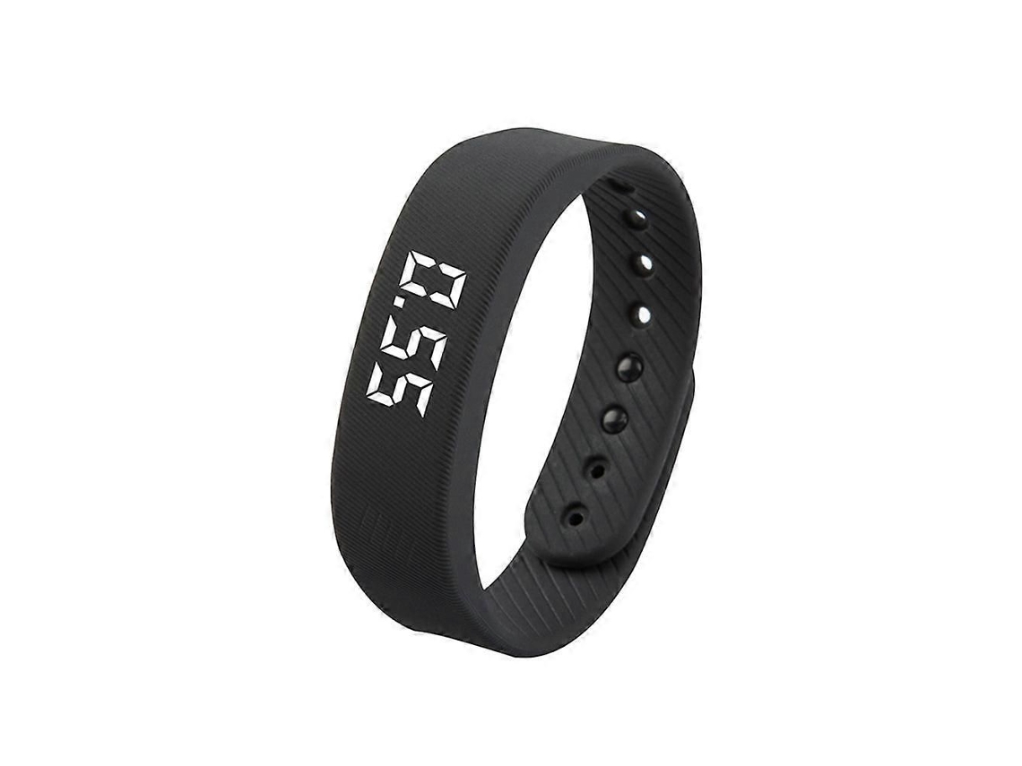 Pulseira Inteligente Led Digital À Prova D'água Com Relógio Inteligente, Monitor De Passos, Alarme Vibratório E Lembrete.