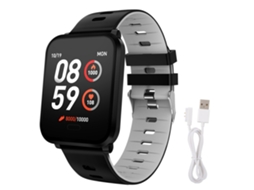 Pulseira Inteligente K10 tela colorida 1,3 polegadas à prova d'água IP68 EOOCOO com monitoramento de frequência cardíaca