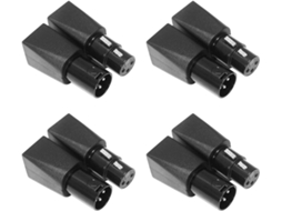 Conjunto de 8 Conectores Xlr de 3 Pinos para Ethernet Rj45 SFUSHOS