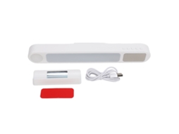 Luz Led Para Armário Com Relógio Digital, Alarme Duplo, 3 Temperaturas De Cor E Apoio Magnético