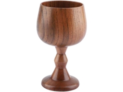 Taza De Madera Artesanal, Copa De Vinho, Água, Café, Chá Premium, Natural, Segura E Confortável, 6.5*13cm