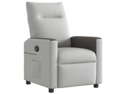Recliner Chair, Recliner Chairs Vidaxl Cinzeto Tecido