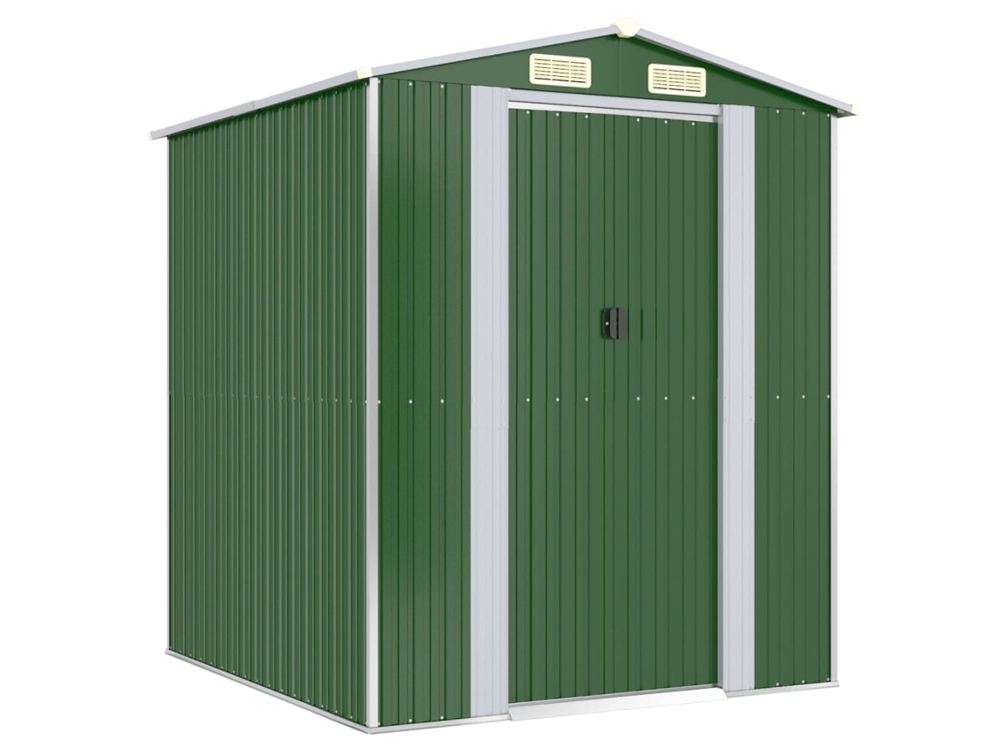Garden Shed, Garden Sheds Vidaxl Verde Aço (192 X 191 X 223 Cm)