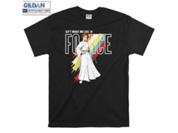 T-shirt Rockinstone Leia Don't Make Me Use The Force（xxxl）