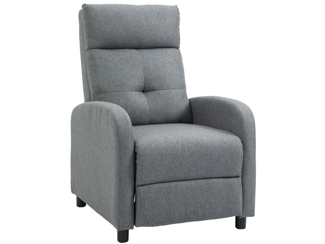 Poltrona Reclinável Relax HOMCOM com Apoio para Pés (67x87x98 cm)