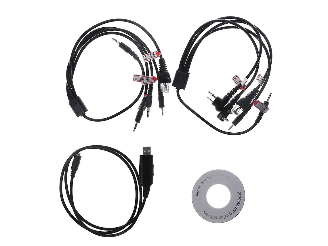 Cabo De Programação Usb 8 Em 1 Para Walkie Talkie Lt-3188 Lt-2188 Lt-3260 Lt-2268