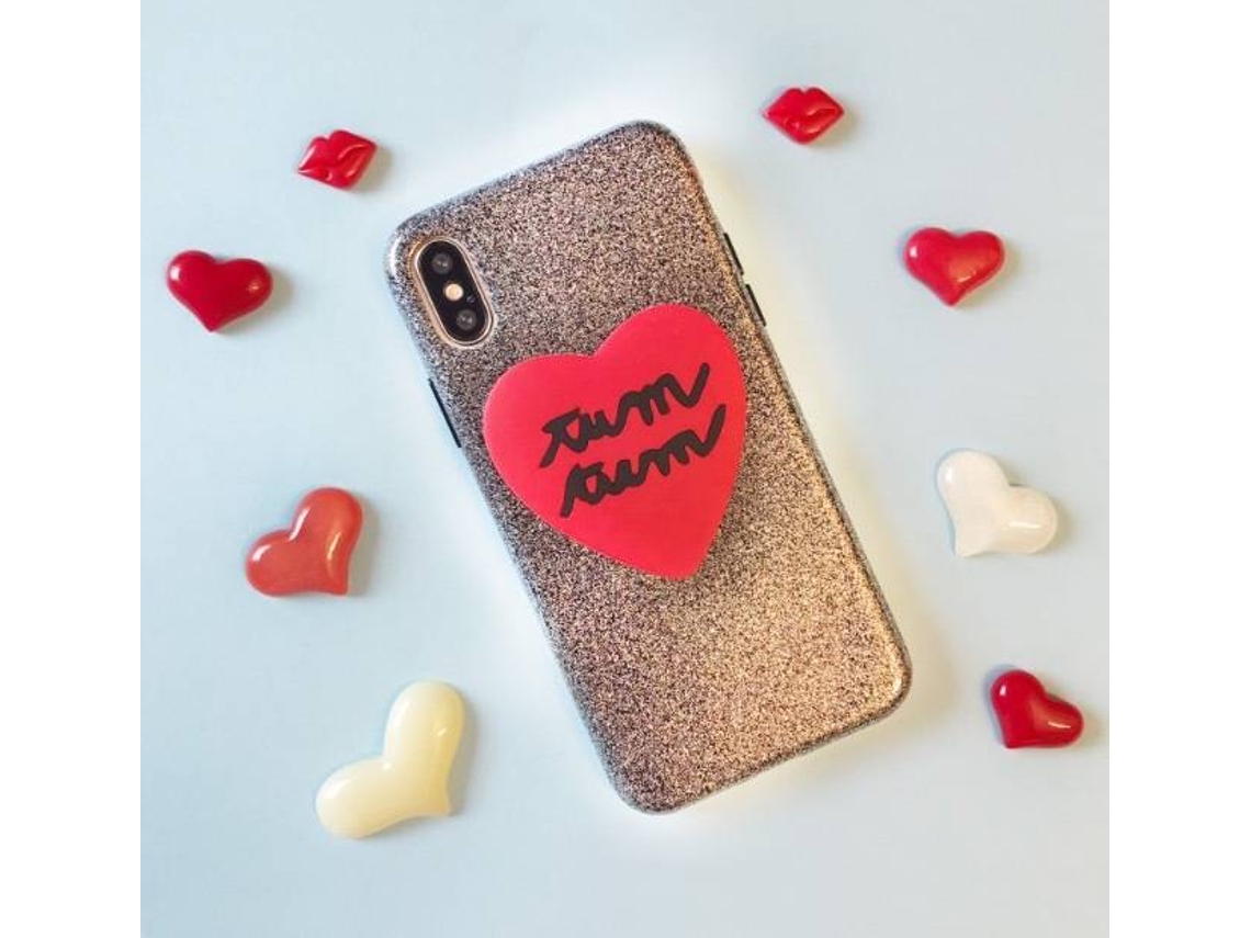 Capa iPhone X, XS SILVIA TOSI 3D Heart Multicor