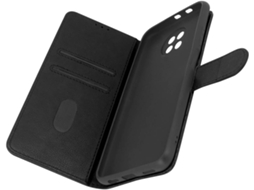 Capa Xiaomi Redmi Note 9T 5G AVIZAR Carteira Preto