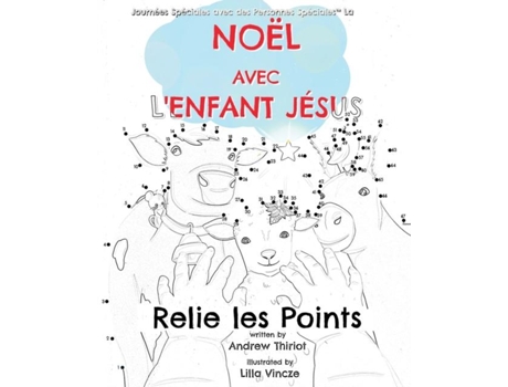 Livro Noël avec lEnfant Jésus Relier les points de Andrew Thiriot (Inglês)