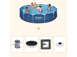 Bestway Piscina Bestway Steel Pro Redonda - 396x84 Cm - 5-peças S312