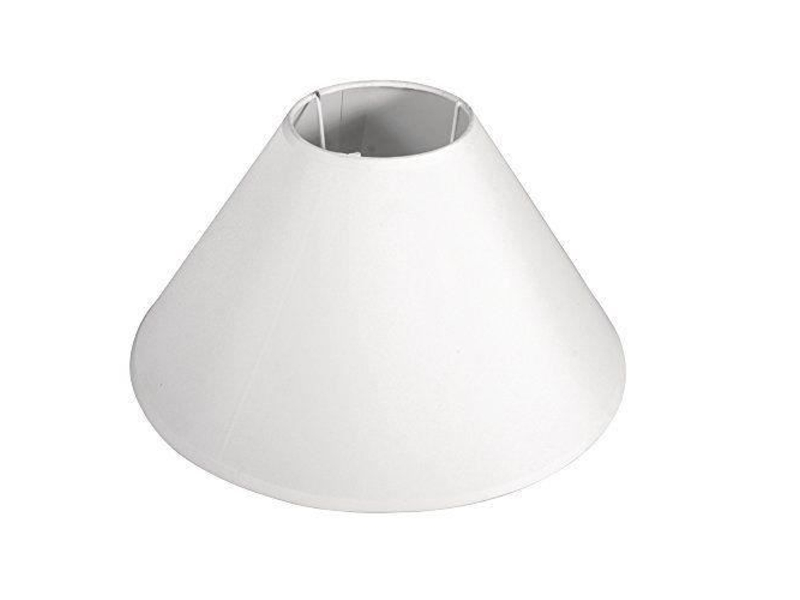 Abajur Cônico Rayher Hobby 2303102 30cm Tecido Branco