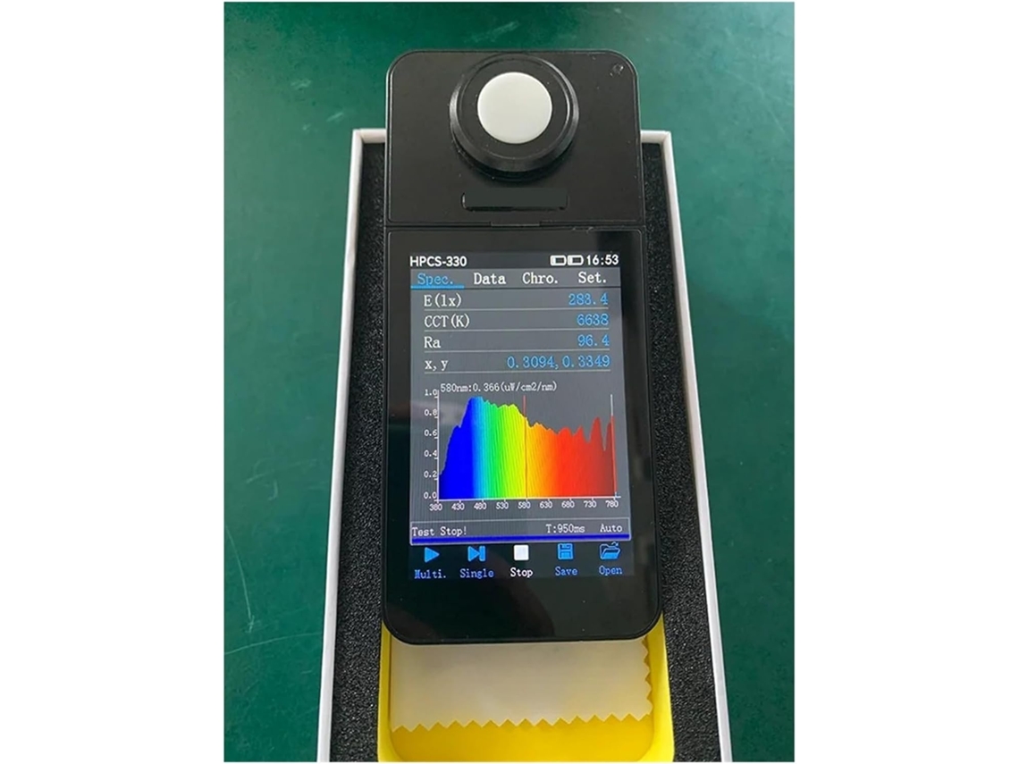 Espectrômetro de Luz Cri, Testador de Lux, Cct SFUSHOS