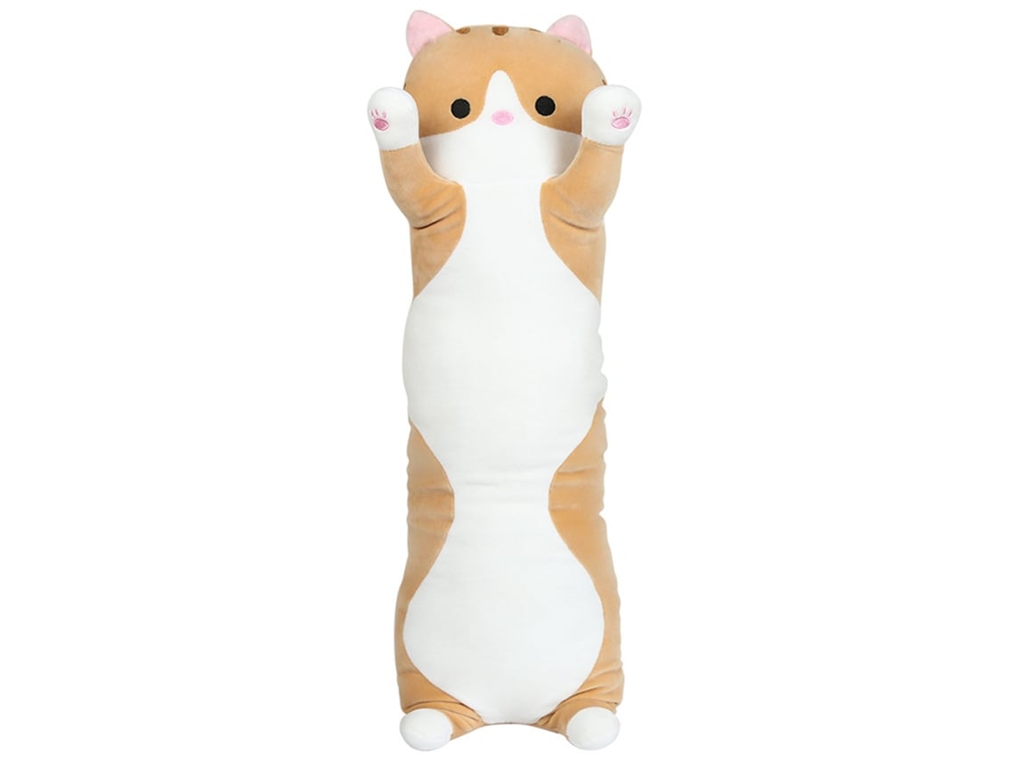 Ats muñeco de Peluche Gato Durmiendo Almohada Antiestrés Juguete Regalo para Niños Y Novia