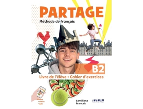 Livro Partage B2 Livrecahier Da Editorial Santillana De Luca Giachino E Carla Baracco (francês)
