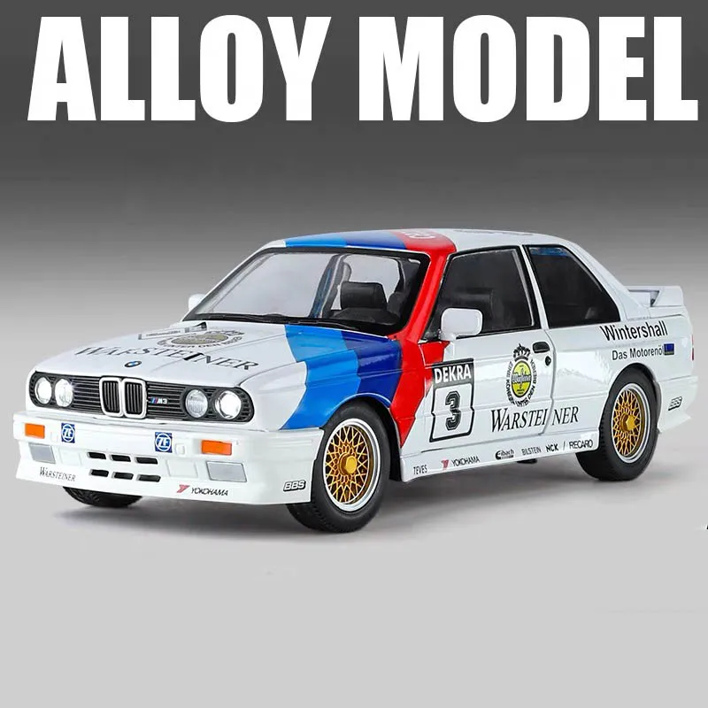 (branco) Miniatura De Carro De Liga Metálica Supercarro Em Escala 1:24, Modelo De Carro Em Metal Fundido