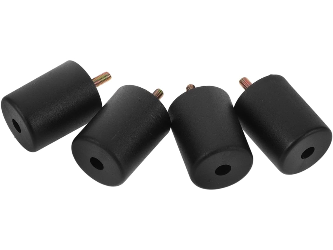 Sewacc Conjunto De 4 Pés Plástico Redondos Para Móveis, Sofá, Cadeira E Mesa Substituição De Pés Pequenos Com Altura