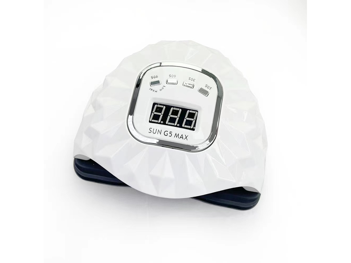 Secador De Unhas Com 45 Lâmpadas Uv/led, Temporizador De 4 Velocidades E Função De Secagem Em Gel, Cor Branca