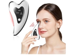 Gua Sha Ferramentas Faciais Elétricas Ferramenta De Escultura Facial/dispositivo De Elevação Massajador Aquecido E Vibratório E Luz Vermelha Yizhood