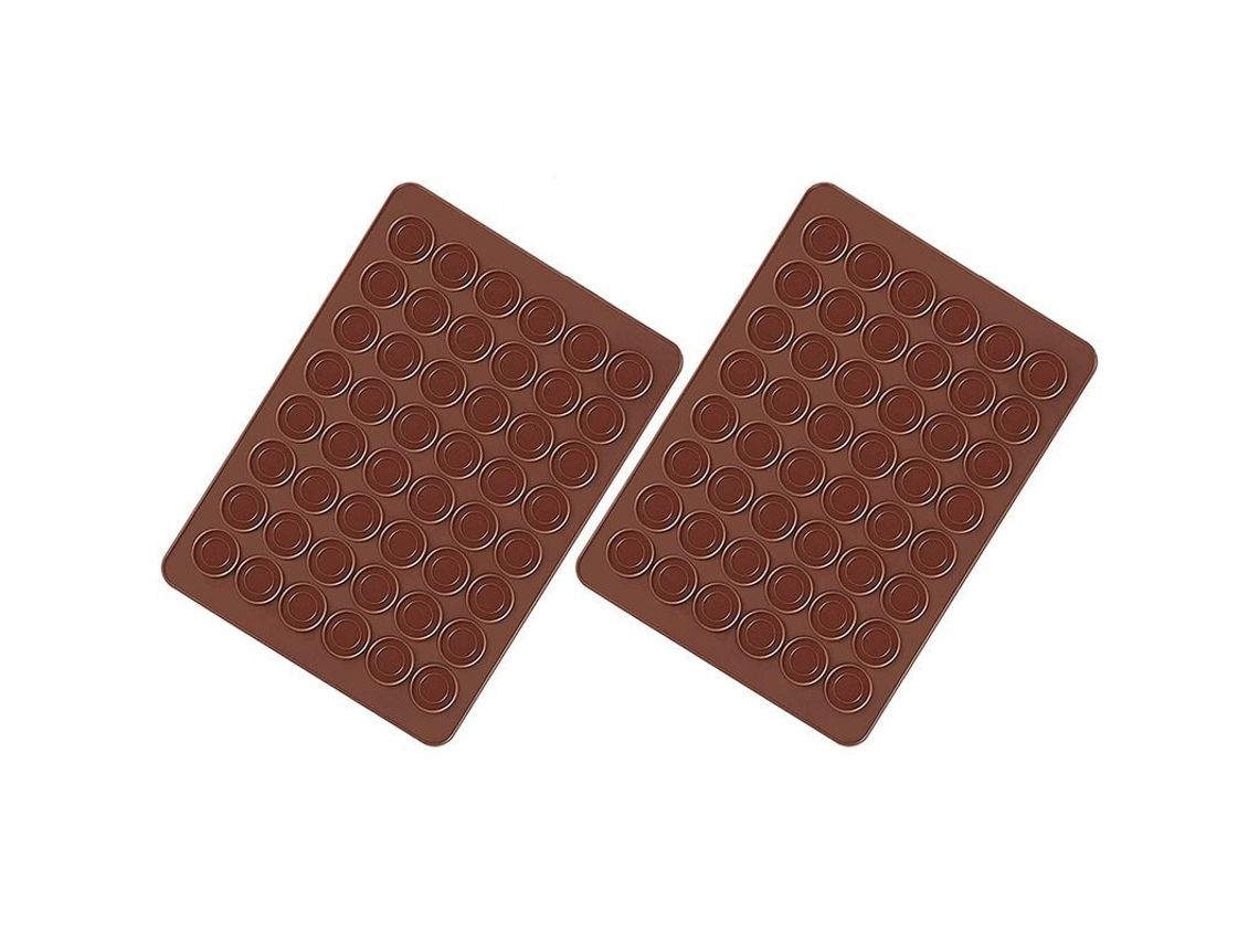 Forma de macarrão de silicone Nova Line, marrom, molde de silicone para chocolate, 2 unidades