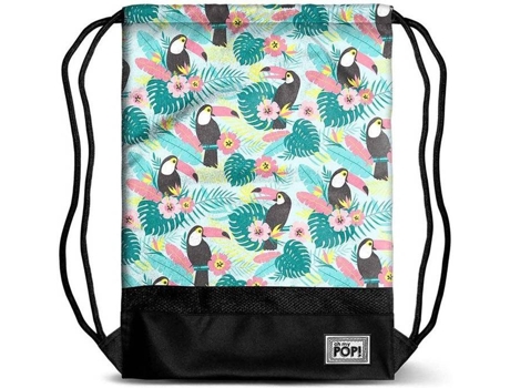 Saco Mochila com Cordas Oh My Pop Avocado (48 x 35 x 1 cm)