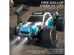 Duas Baterias Zll Sg318 Pro Beast 1/20 2.4g Rwd Escovado Led Off road High Speed Proporcional Rtr Brinquedo MDUG