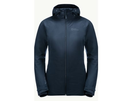 Impermeável de Mulher JACK WOLFSKIN Glaabach Azul (XS)