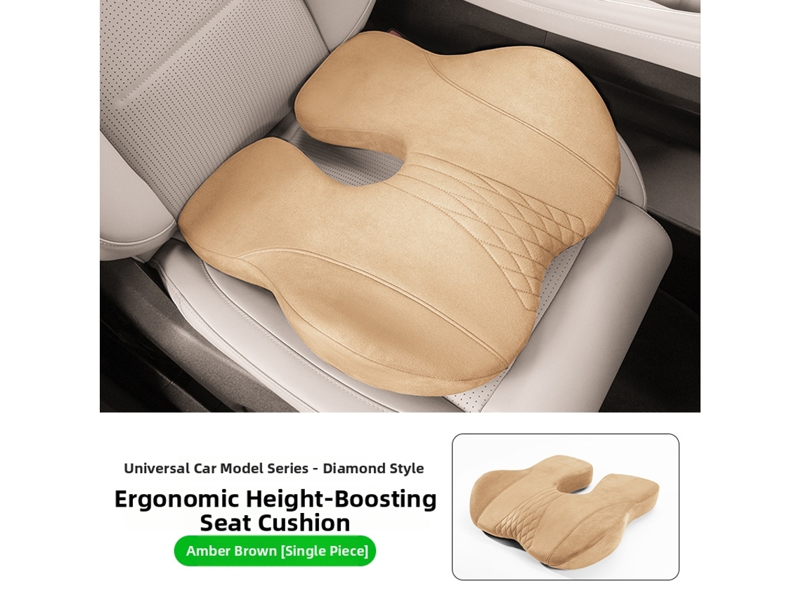 Almofada de Assento com Aumento de Altura de 5 Cm da General Motors HENTEN HOME Suporte Ergonômico Marrom