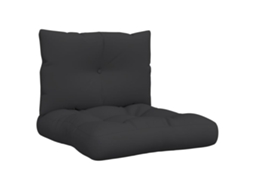 Pallet Cushion, Pallet Cushions Vidaxl Preto Poliéster (n/a)