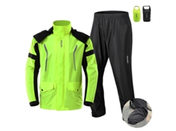 Conjunto de Jaqueta e Calças Impermeáveis para Ciclismo S/MARCA