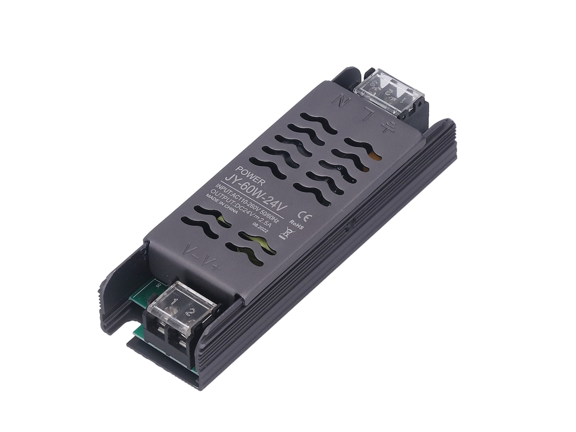Fonte Alimentação 24v Dc 60w Transformador Led Ip20 Cobre Alumínio Entrada Ac110 260v | S/MARCA