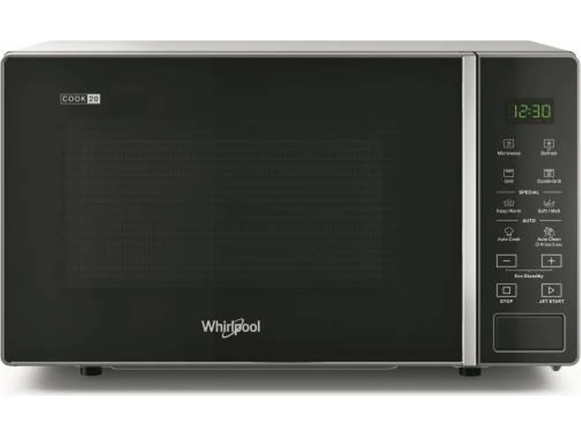 Micro-ondas WHIRLPOOL MWP 203 SB (20 L - Com Grill - Inox)