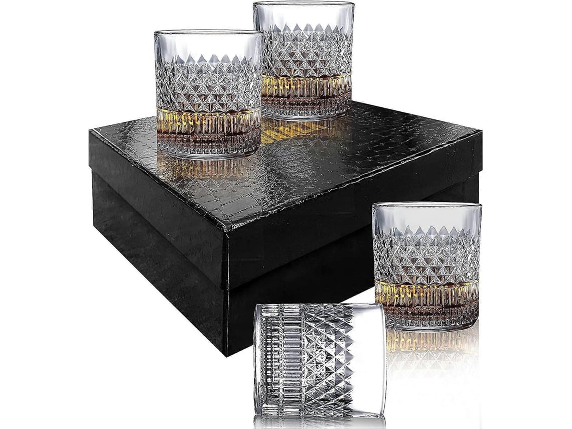 Conjunto De 4 Copos De Uísque Estilo Old Fashioned, Para Bebidas, Barware