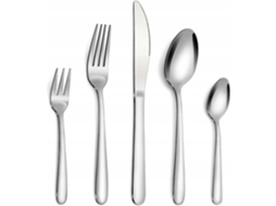 Conjunto De Utensílios De Aço Inoxidável Para 12 Pessoas 60 Peças Design Clássico Resistente À Corrosão Colorido