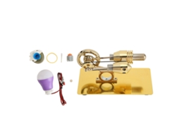 Kit de Motor Stirling Modelo de Juguete Educativo de Baixo Ruído e Funcionamento Suave para Presentes