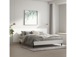 Cabecero de pared 240x1,5x80 cm blanco derivados de madera