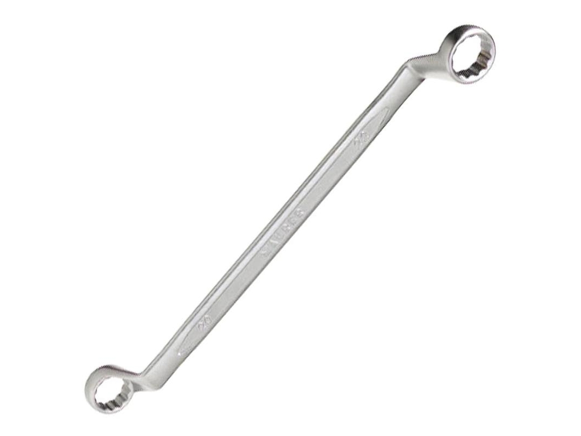 Llave acodada plus din 838 cromo vanadio 16x17