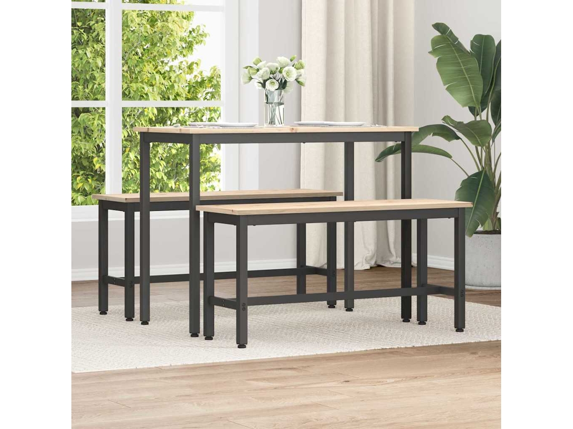 Vidaxl Bancos De Jantar 100 X 32,5 X 49 Cm 2 Unid.