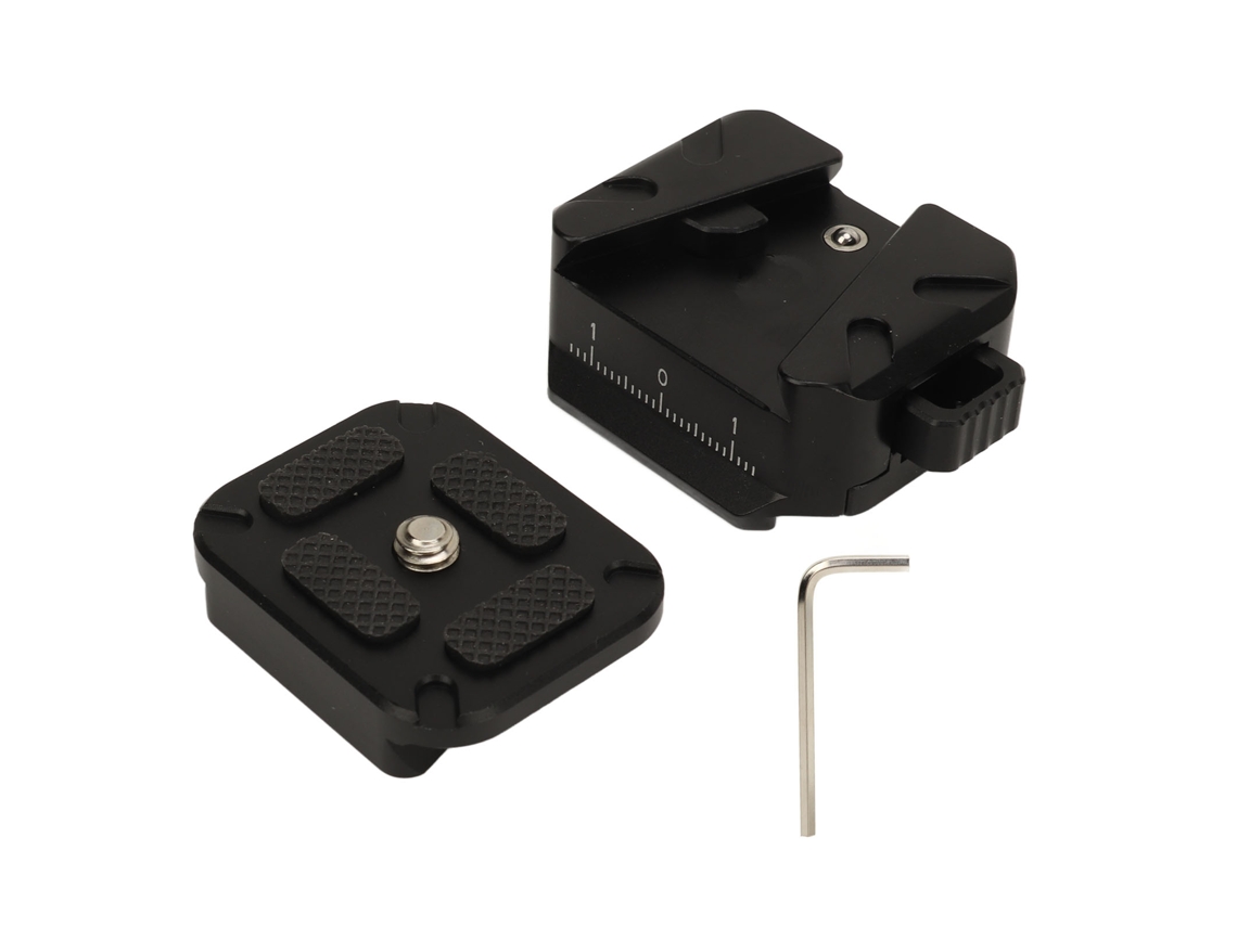 Quick Release Plate For Dji Ronin Rs2 Rs3 Aluminum Alloy Quick Release System Camera Mounting Adapter With 1/4 Inch Thread Hole For Tripod Stabilizer