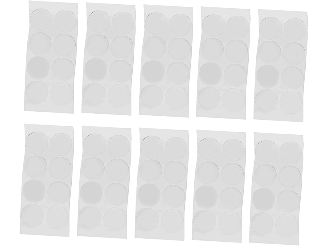 Conjunto De 80 Peças Protetores Borracha Antiderrapantes Para Tampos Mesa Vidro, Ideais Para Evitar Que Móveis Deslizem