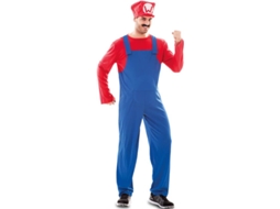Fato de Homem DISFRAZZES Super Mário (Tam: S)
