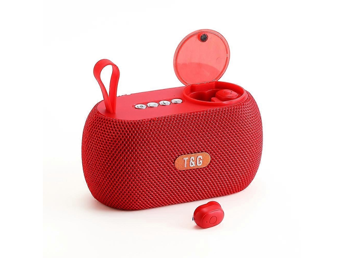 TG TG810 - Hengrongshen 2 em 1 Mini Caixa de Som Bluetooth Sem Fio Portátil para Ambientes Externos