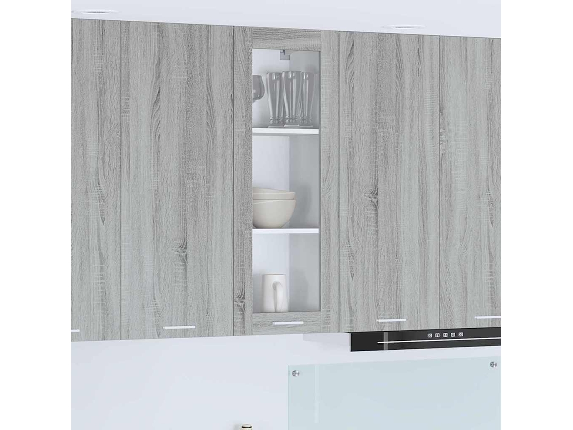 Vidaxl Armário Suspenso Cinza Sonoma 40 X 31 X 100 Cm